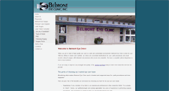 Desktop Screenshot of belmonteyeclinic.com